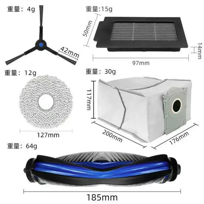ECOVACS T50 PRO OMNI / T50 OMNI Robot Vacuum Replacement Parts