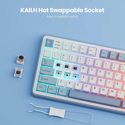 RK Royal Kludge S98 Wireless Mechanical Keyboard – 98 Key, Hot-Swap, TFT Screen, BT5.0/2.4G/USB-C
