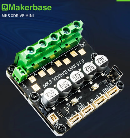 Makerbase MKS XRIVE MINI Brushless Servo Motor Controller – ODrive V3.6, AS5047P