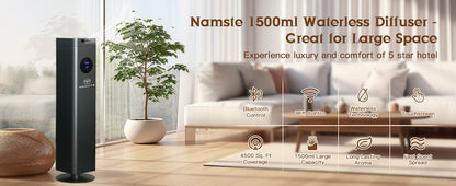 NAMSTE 100ml Essential Oil Aroma Diffuser — Electric Room Diffuser, Air Purifier & Home Freshener