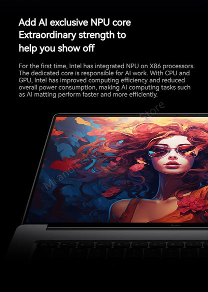 Xiaomi Redmi Book Pro 16 2024 – Intel Core Ultra 5 125H / Ultra 7 155H, 32GB DDR5, 1TB SSD, 3.1K 165Hz, Intel ARC Graphics