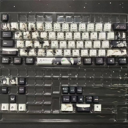Chainsaw Man Anime Keycaps – PBT Dye-Sub, Cherry Profile, 74–140 Keys, for Mechanical Keyboard