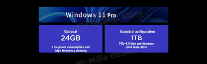 Lenovo Xiaoxin Pro 14 2024 – AMD Ryzen 7 8745H, 24GB DDR5, 1/2TB SSD, 14" 2.8K 120Hz, Windows 11