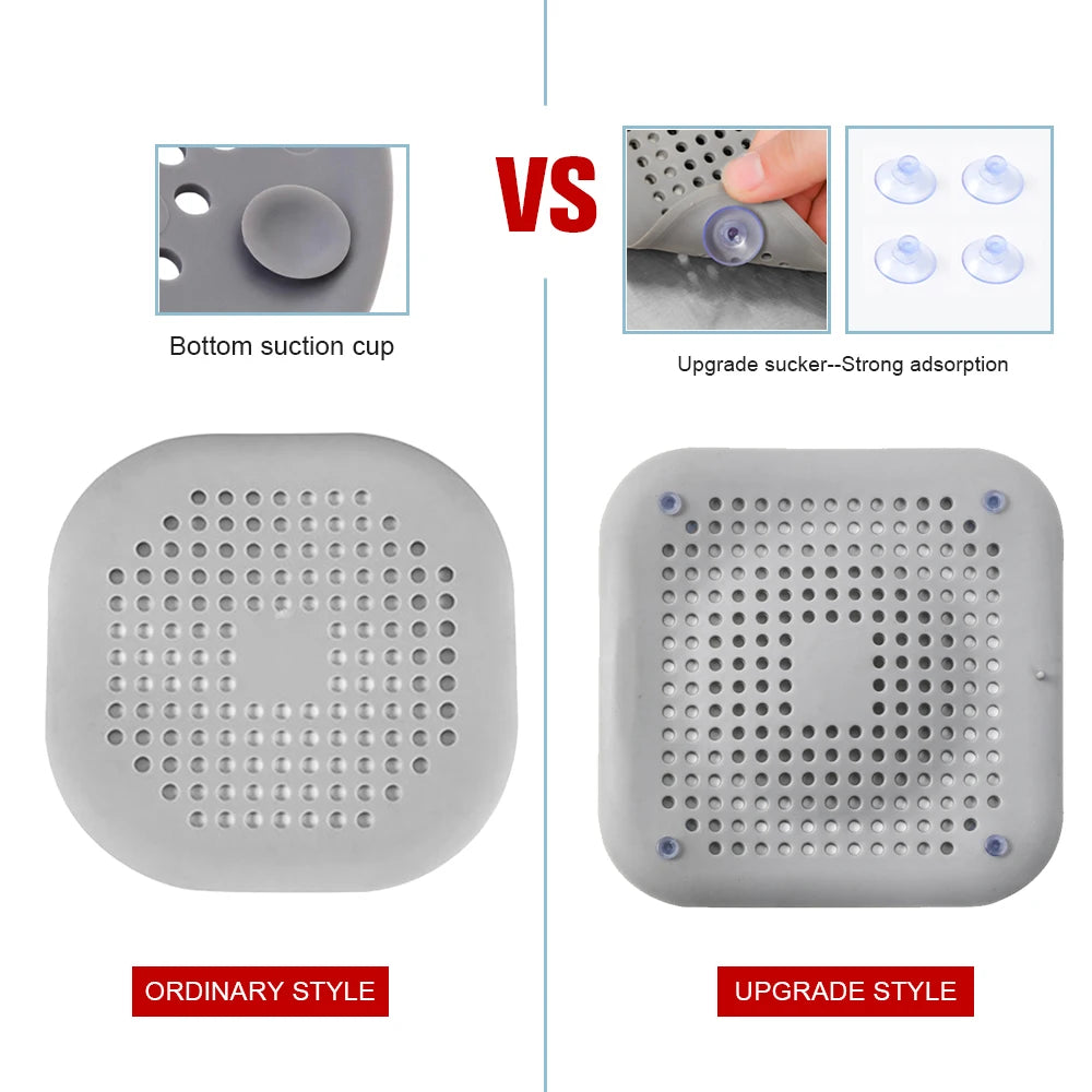 Silicone Sink & Drain Hair Catcher | Shower & Bathtub Filter Screen
