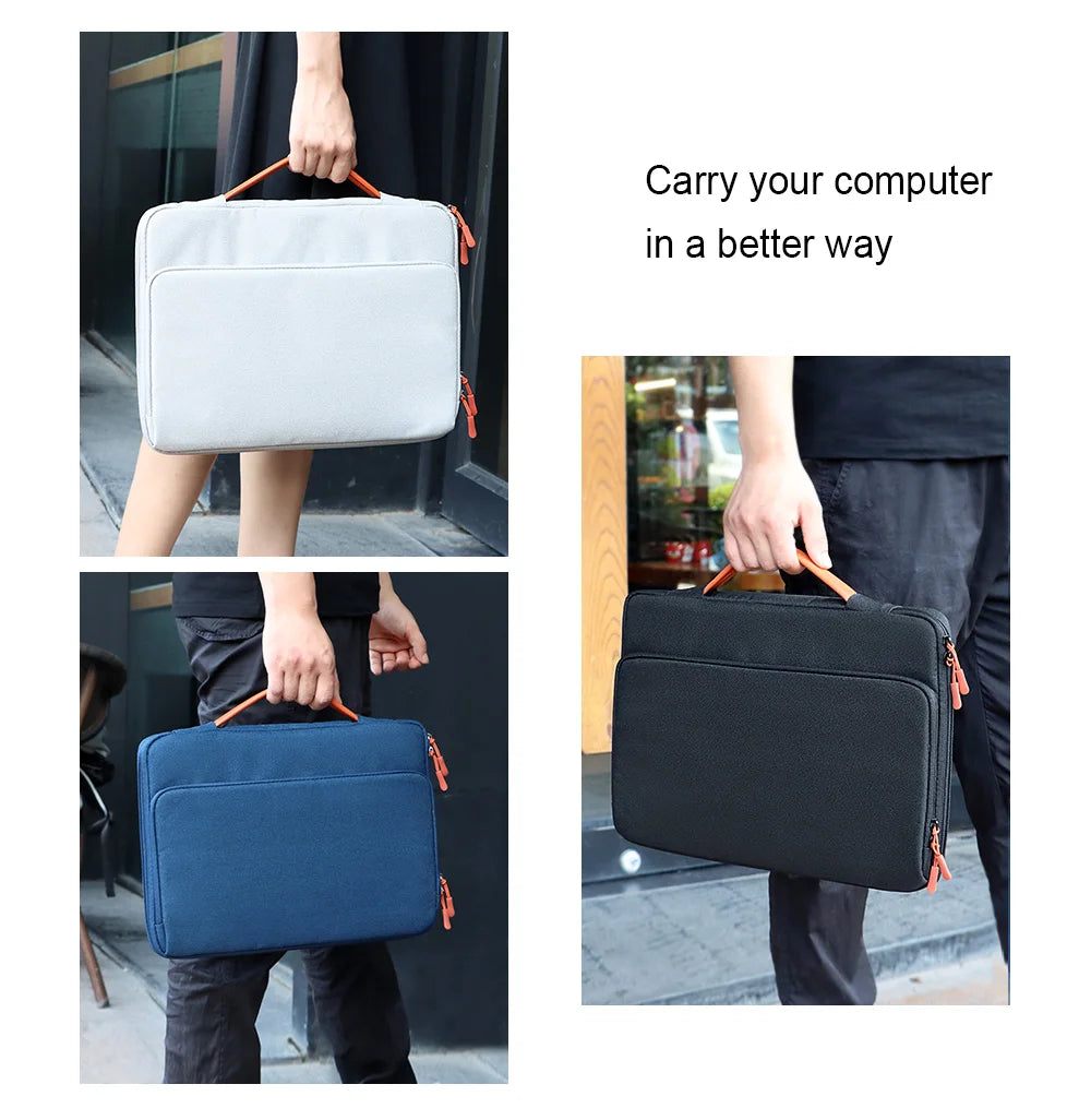 Universal Laptop Bag Sleeve 12"-16" — MacBook Air M4 Pro M5, Dell, HP, Lenovo, Xiaomi