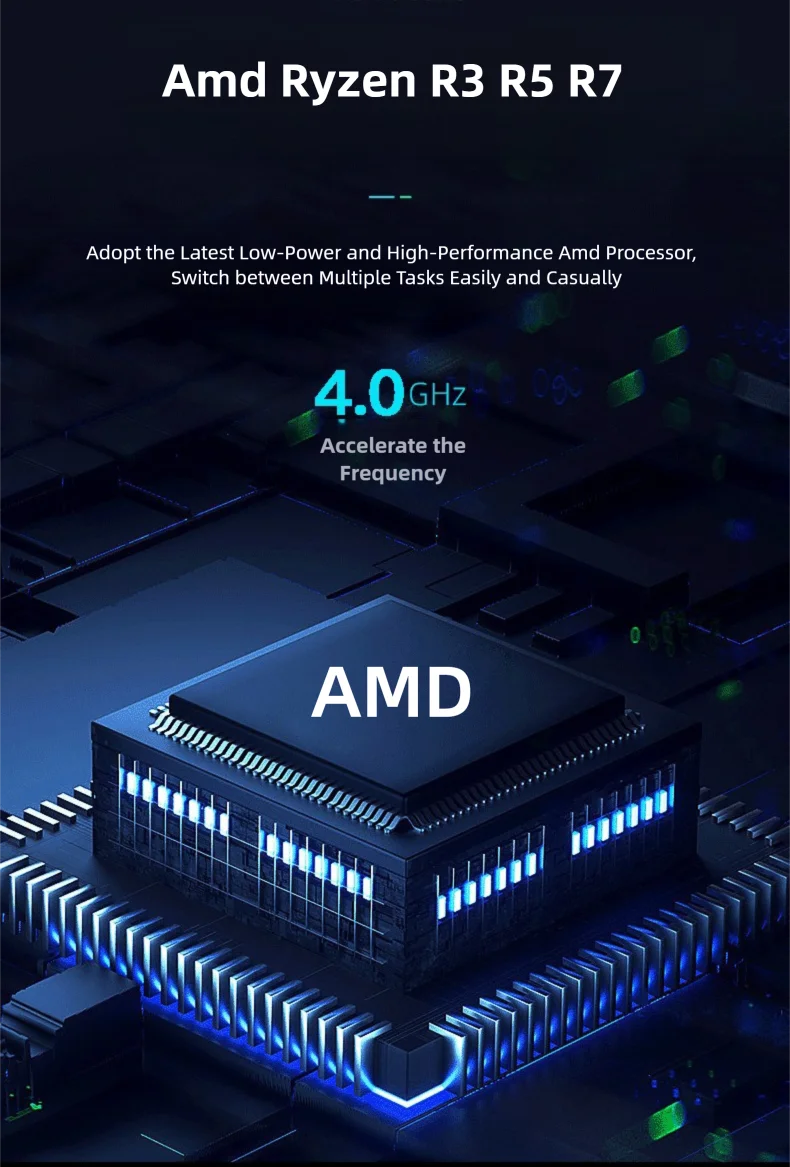 15.6" AMD Ryzen Gaming Laptop – R3/R5/R7 or Intel i5/i7/N5095, 4-16GB DDR4, IPS, Backlit, Fingerprint | Windows