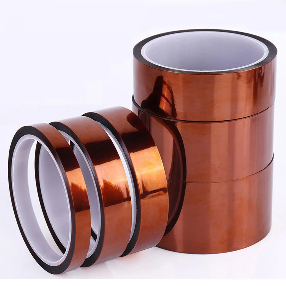 Polyimide Heat Resistant Tape – Gold Finger PCB & Battery Insulation | 33M