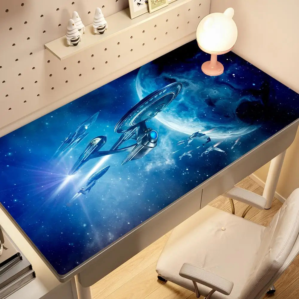 XXL Gaming Mouse Pad – Sci-Fi Space Design, Non-Slip Rubber Base