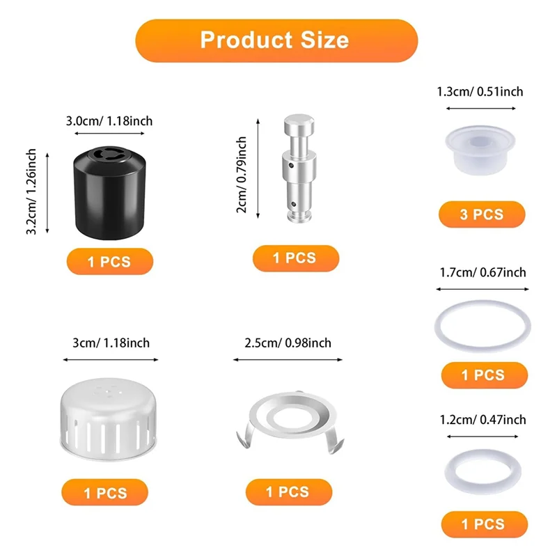 R.E.D. Shopping Instant Pot steam release valve handle replacement for Ultra, Duo, and Duo Plus models in 3 to 6 qt size.