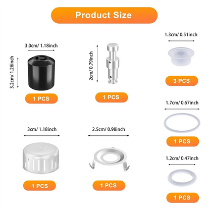 R.E.D. Shopping Instant Pot steam release valve handle replacement for Ultra, Duo, and Duo Plus models in 3 to 6 qt size.