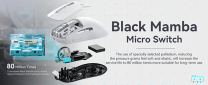Attack Shark X3 Wireless Gaming Mouse – 49g, PAW3395, Triple Mode
