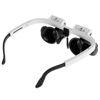 8X 15X 23X Adjustable Dual Lens Jeweler Loupe – Crystal Acrylic Eye Magnifier