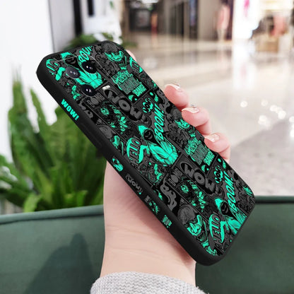 Blackened Clown Silicone Phone Case for Xiaomi Mi 11/12/13/14/15/17 Series