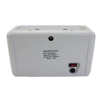 Portable R.E.D. Shopping K-1000 UVMG money counter with multi-currency detection, bill counter, cash note detector, and built-in battery.