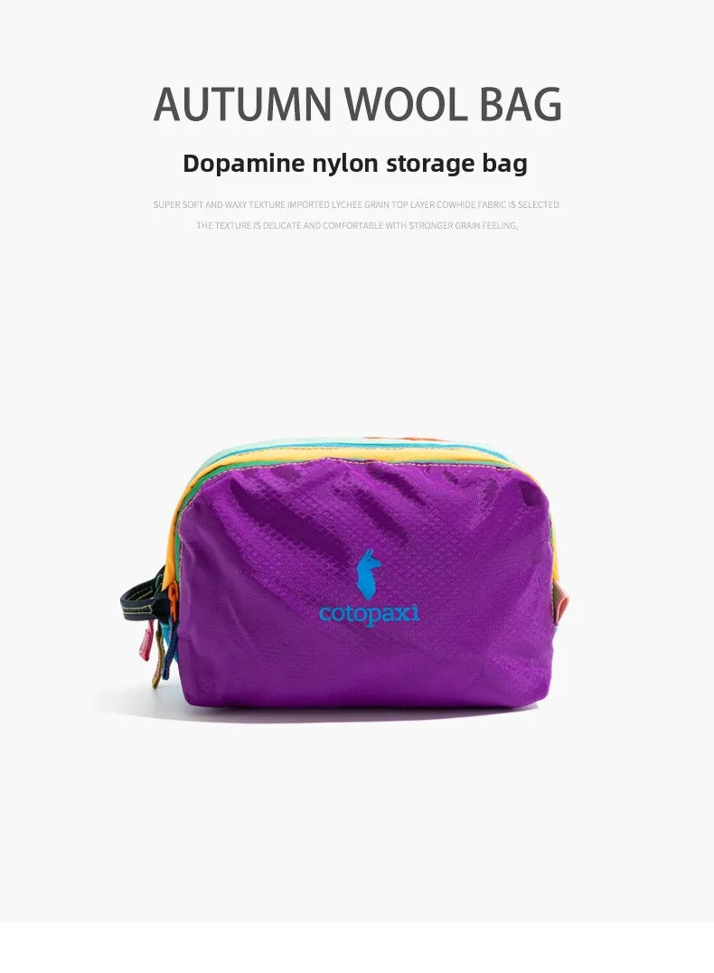 Multi-Pocket Nylon Crossbody Bag - Outdoor Urban Camel Style Shoulder Bag