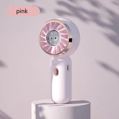 Mini Portable Handheld Fan – USB Rechargeable, 3 Speeds