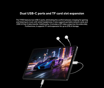 Lenovo Legion Y700 5th Gen CN | Snapdragon 8 Elite | 8.8" 3K 165Hz | 9000mAh | 50MP | Gaming Tablet