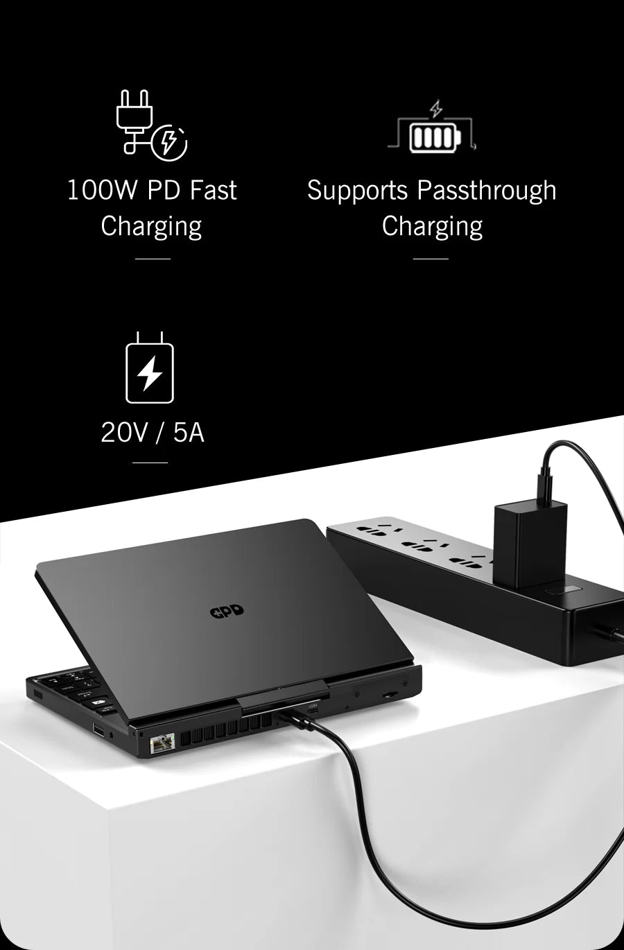 GPD Pocket 4 8.8" 2-in-1 Handheld Laptop | AMD AI 9 HX 370 / Ryzen 7 8840U | 64GB DDR5 | 2.5K 144Hz | Win 11