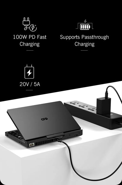GPD Pocket 4 8.8" 2-in-1 Handheld Laptop | AMD AI 9 HX 370 / Ryzen 7 8840U | 64GB DDR5 | 2.5K 144Hz | Win 11