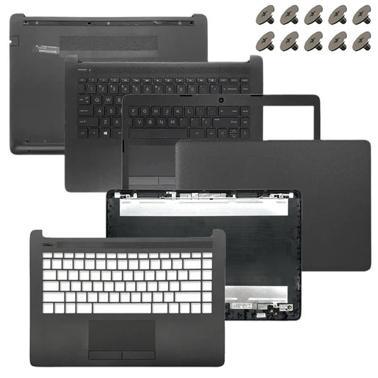 BOMP Laptop Case Parts for HP 14-CM 14-CK 14-DG 240 G7 245 246 G7 – LCD Cover, Bezel, Hinge, Palmrest, Bottom