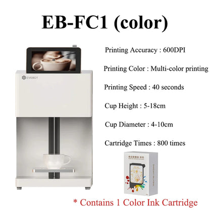 EVEBOT Coffee & Drink Printer – Latte Art Machine