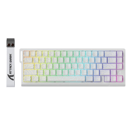 Attack Shark X68 HE Gaming Keyboard – Magnetic Hall Effect, 0.01mm Rapid Trigger, 8000Hz, 68-Key