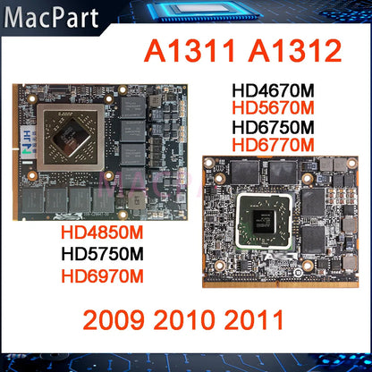 iMac A1311 / A1312 Graphics Card Replacement — HD4670M to HD6970M (2009–2011)