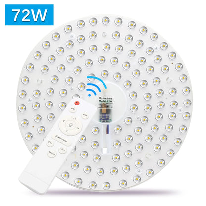 72W LED Ceiling Light Replacement Module – Dimmable, 220V, Round Panel