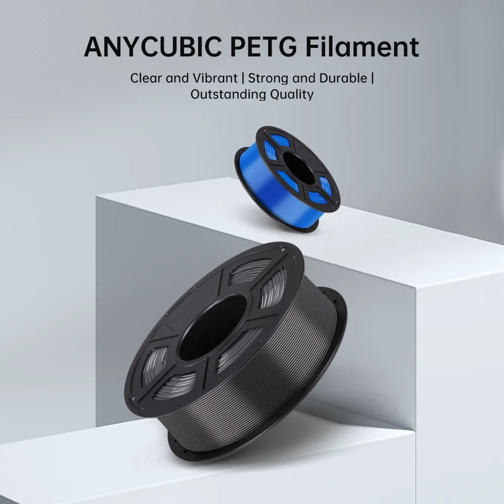 ANYCUBIC PETG / PLA 3D Printer Filament – 3KG, 1.75mm, For Kobra FDM Printers, Toy & Model Printing