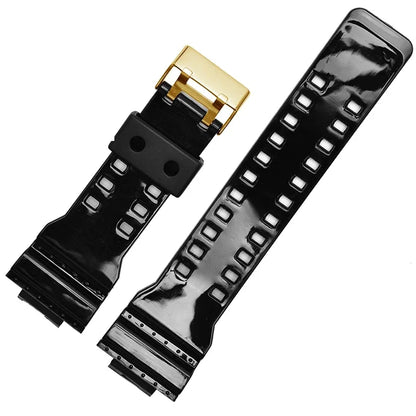 Silicone Replacement Watch Strap for Casio G-Shock GA-100/110/200/400/700 – 16mm Resin Band