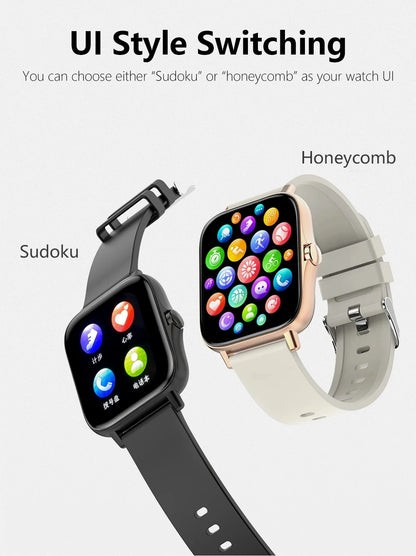 Smart Watch 2025 - 1.83" Display, Bluetooth Calling & Fitness Tracker for Men & Women
