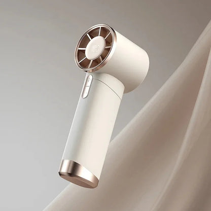 Portable R.E.D. handheld electric fan with aluminum alloy body, digital display, large wind, rechargeable, high-speed fan for home use