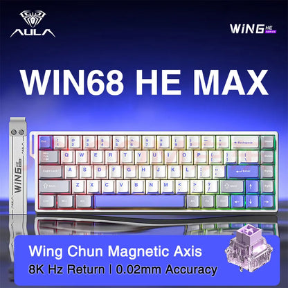 AULA WIN60 / WIN68 HE Gaming Keyboard – Rapid Trigger, RGB, Hotswap (v2)