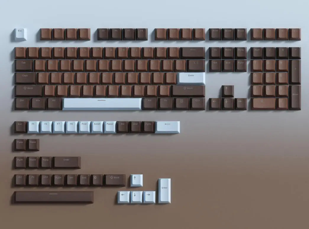 140-Key Cherry Profile Shine-Through RGB PBT Double Shot Keycaps for Cherry/Gateron MX Switches