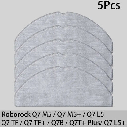 Roborock Q7 M5 / Q7 L5 / Q7 TF / Q7B / Q7T+ Replacement Parts | Main Brush, Filter, Mop, Dust Bag