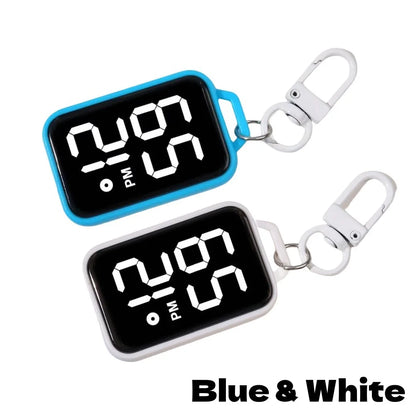 LED Keychain Pocket Watch | Digital Display for Students & Kids