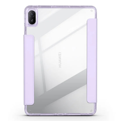 Huawei MatePad 11.5 2025 Smart Fold Case – Magnetic PU Leather + Acrylic Hard Back