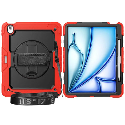 WeFor Heavy Duty iPad Case – Screen Protector, Shoulder Strap & Pencil Holder for iPad 11 A16, Air 11 & Air 13 M3 (2025)