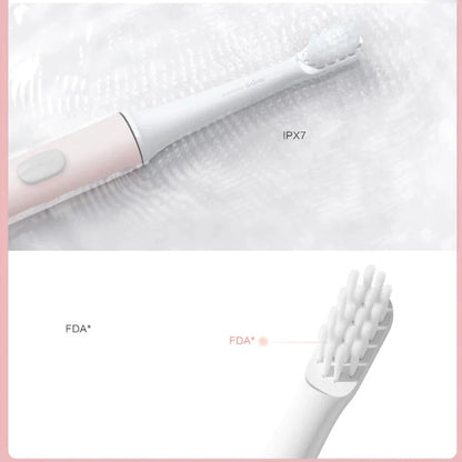 XIAOMI MIJIA T100 Sonic Electric Toothbrush – USB Rechargeable, IPX7 Waterproof, Ultrasonic Auto