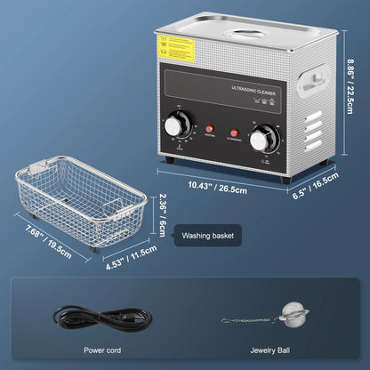 SucceBuy Ultrasonic Cleaner 2L–30L | Heater & Timer | Lab, Auto Parts, Jewelry