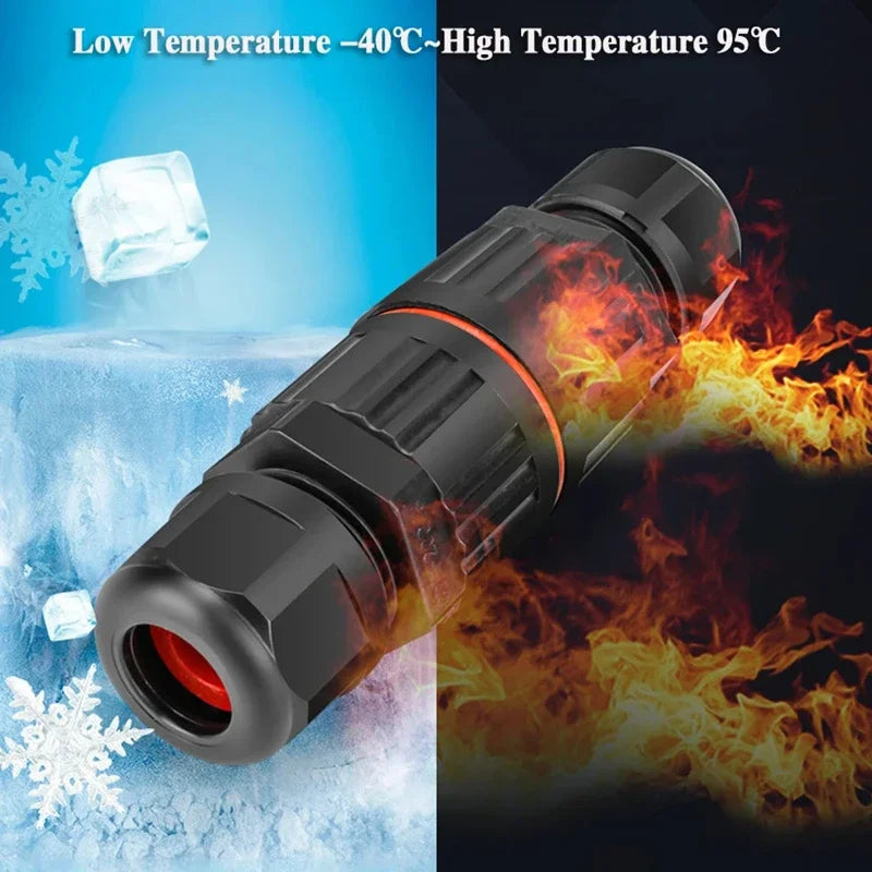 IP68 Waterproof Wire Connector – 2/3 Pin Solder-Free Junction Box