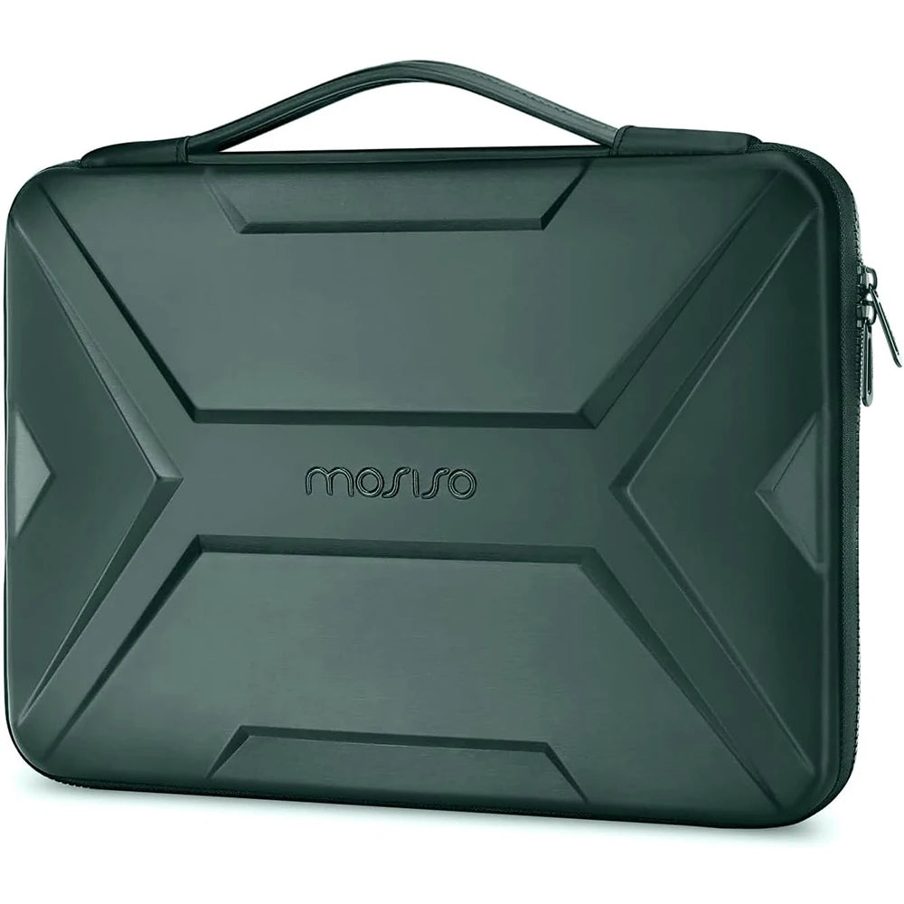 MOSISO Laptop Sleeve 15"/16" – Waterproof Hard Shell Shoulder Bag for MacBook Pro, HP, Dell