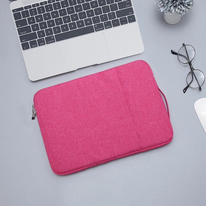 Denim Laptop Sleeve Bag 12"-15.6" — MacBook Air M1 M2, Lenovo, Dell, HP, Huawei, Xiaomi