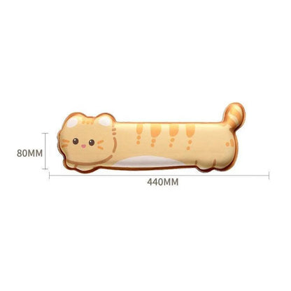 CHYI Cute Cartoon Wrist Rest Mouse Pad – Corgi & Cat, Memory Foam, Anti-Slip