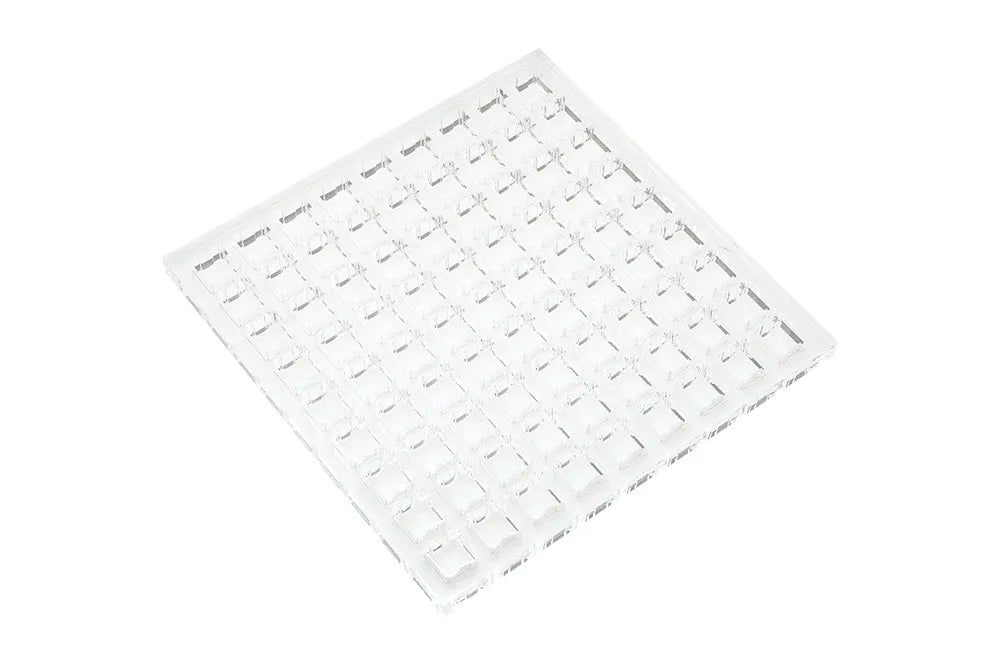 Acrylic Switch Tester 9x9 – Clear Housing, Cherry, TTC, Kailh, Outemu, HMX RGB Switches