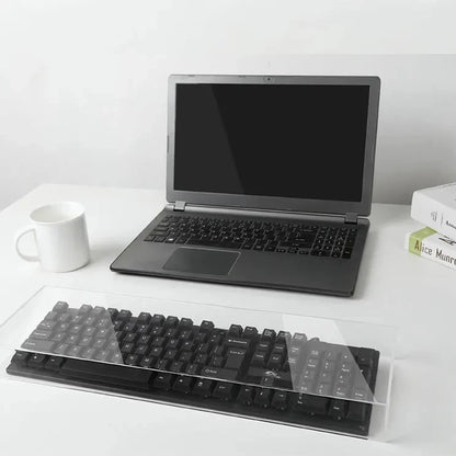 Keyboard Dust Proof Cover New Acrylic Capacitive For Mechanical Gaming Keyboard 104 Keys Mouse Protection Transparent Cover