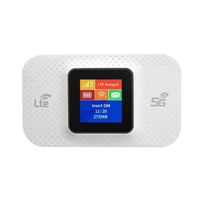 Portable R.E.D. Shopping 4G/5G Mobile WiFi Router with SIM card slot and 150Mbps speed for reliable internet on the go.