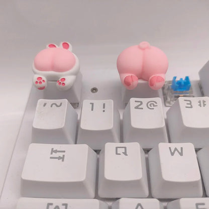 Cat Paw Butt Key Cap Animal Keycaps For Mechanical Gaming Keyboard Custom ESC Keycap Cherry Mx Switch For PC Gift For Birthday