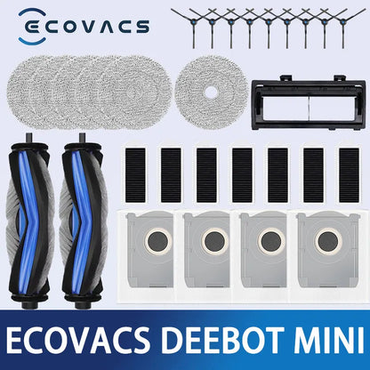 Ecovacs Deebot Mini Robot Vacuum Accessories – Main Brush, Filter, Mop, Dust Bag & More