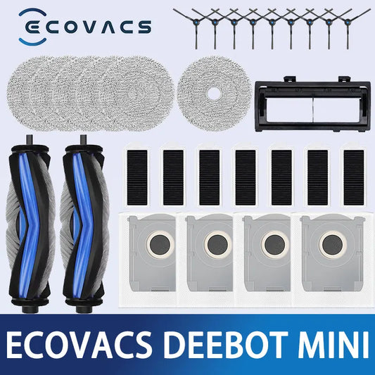 Ecovacs Deebot Mini Robot Vacuum Accessories – Main Brush, Filter, Mop, Dust Bag & More